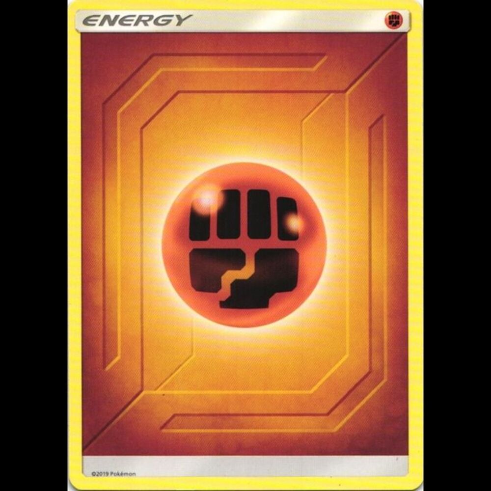 Fighting Energy Pokemon Hidden Fates